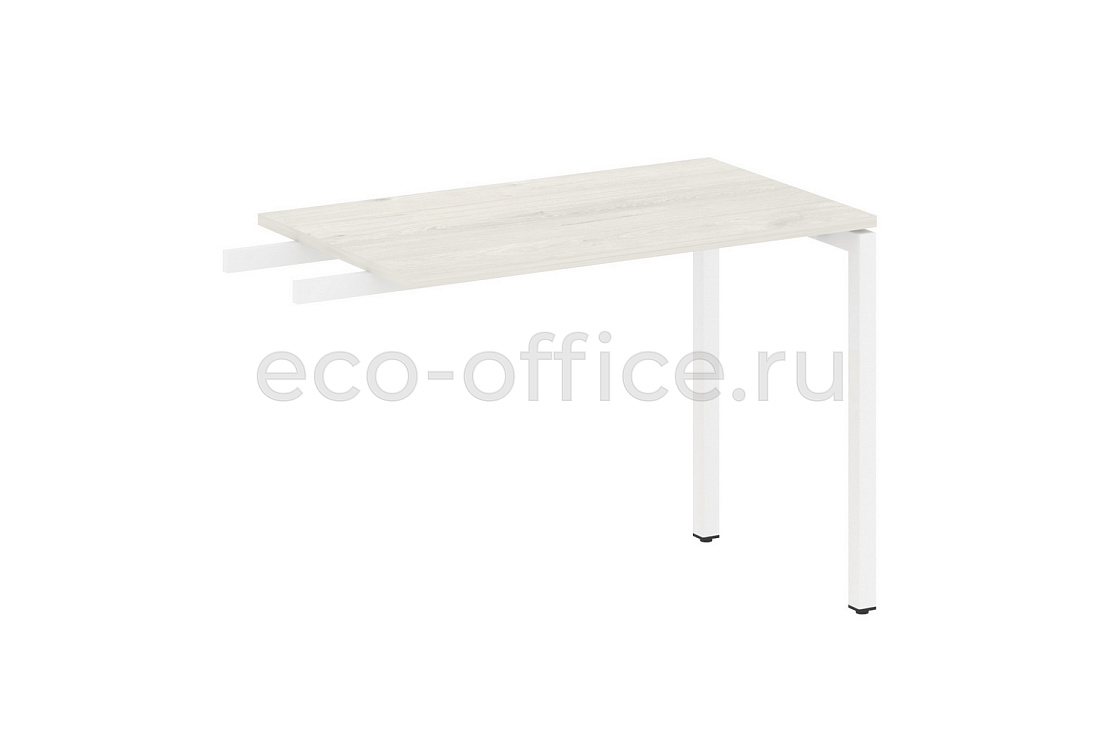 Приставной элемент на П-образном м/к METAL SYSTEM QUATTRO 4x4 40БП.ПР-3 Дуб Наварра / Белый металл  стоимость