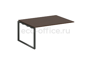 Проходной наборный элемент переговорного стола METAL SYSTEM STYLE БО.ППРГ-4 Венге Цаво / Антрацит металл фото