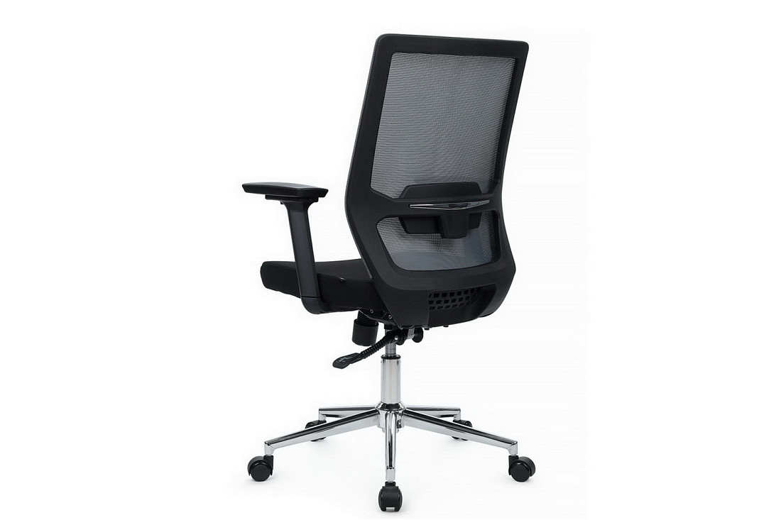 Кресло RV Chair FIX 851E-3D-M3 Серая сетка / Чёрная ткань  стоимость
