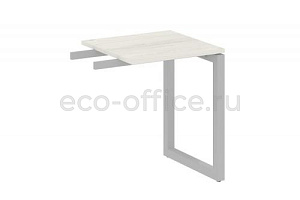 Приставной элемент на О-образном м/к METAL SYSTEM QUATTRO 5x5 50БО.ПР-1 Дуб Наварра / Серый металл фото