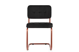 Комплект конференц-кресел ECO-CHAIR COLOMBO Comfort CLM-05 Чёрный велюр / Терракот метал фото
