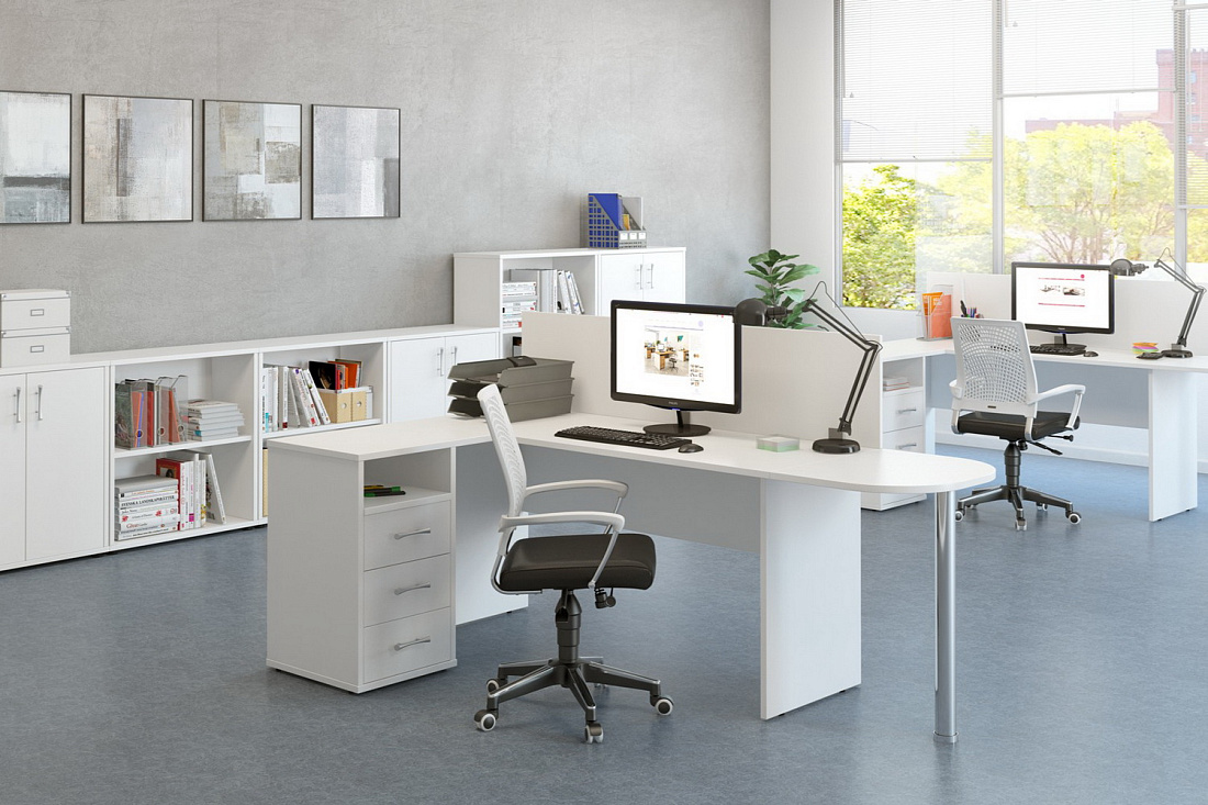 мебель для персонала trend белый фото