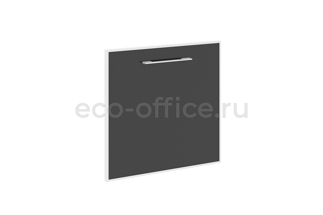 Дверь стеклянная правая YALTA LT.S-4 R (R) black Чёрное стекло купить в Москве