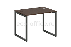 Стол письменный METAL SYSTEM QUATTRO 4x4 40БО.СП-1 Венге Цаво / Антрацит металл фото