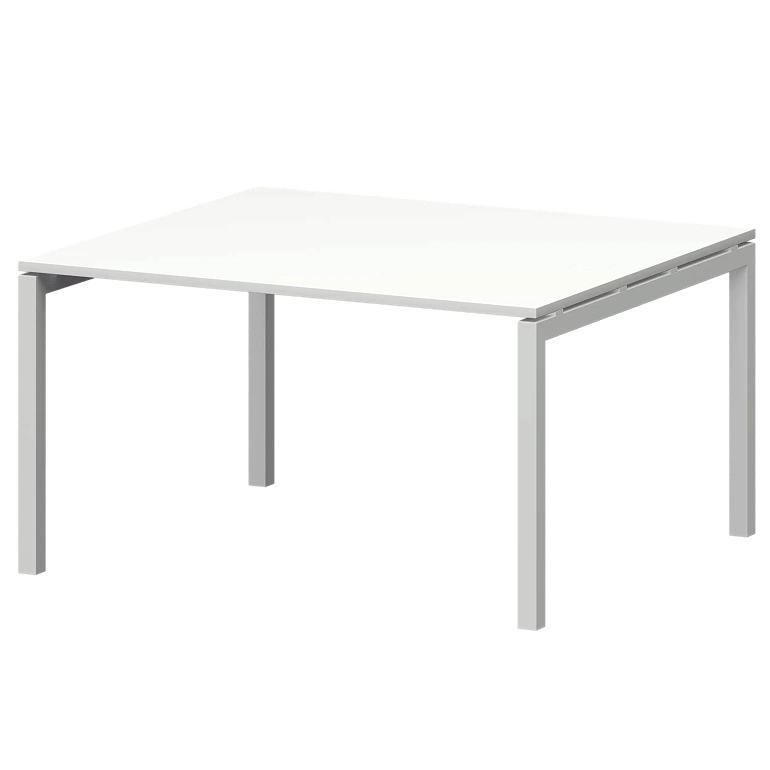 стол переговорный на металлокаркасе protech смсп-п-18.123.пр50 белый/белый фото