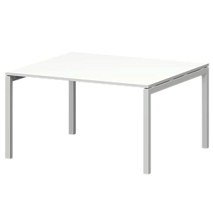 Стол переговорный на металлокаркасе Protech СМСП-П-12.123.Пр50 Белый/Белый фото