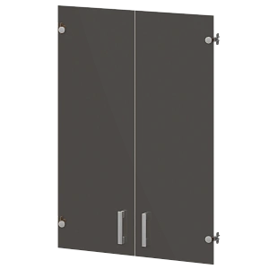 Комплект стеклянных дверей Protech А-310.С.Ф Тонированный фото