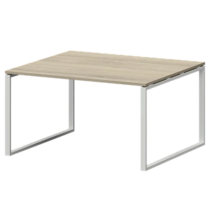 Стол переговорный на металлокаркасе Protech СМСП-О-12.123.Пр25 Кронберг/Белый фото