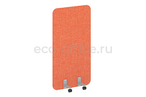 Перегородка на металлических опорах, на роликах R-LINE SOFT AP.R-80-150 Рогожка Romeo 01 / Серый металл фото