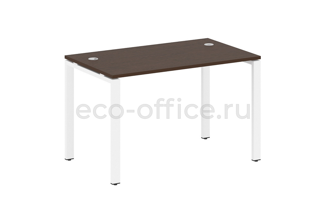 Стол письменный METAL SYSTEM STYLE БП.СП-2 Венге Цаво / Белый металл  стоимость