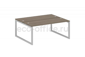 Рабочая станция METAL SYSTEM QUATTRO 5x5 50БО.РАС-СП-2.5 Вяз Благородный / Серый металл фото