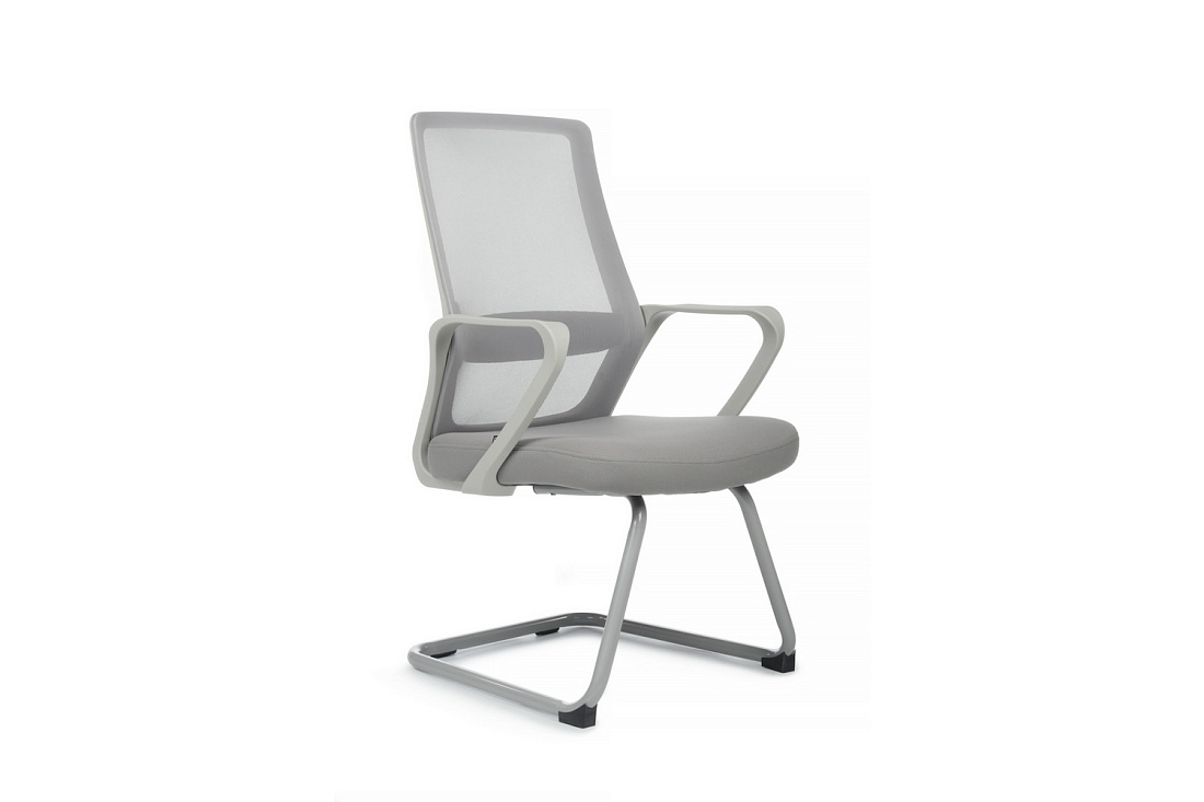 конференц-кресло rv chair point 8325g светло-серая ткань фото