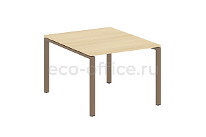 Стол переговорный (1 столешница) METAL SYSTEM STYLE БП.ПРГ-1.1 Акация Лорка / Мокко металл фото