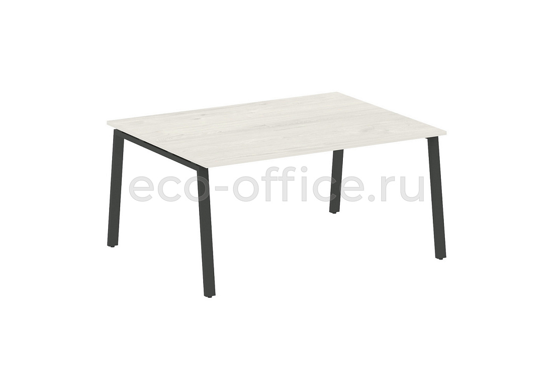 Стол переговорный (1 столешница) METAL SYSTEM STYLE БА.ПРГ-1.4 Дуб Наварра / Антрацит металл   стоимость