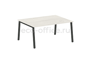 Стол переговорный (1 столешница) METAL SYSTEM STYLE БА.ПРГ-1.4 Дуб Наварра / Антрацит металл фото