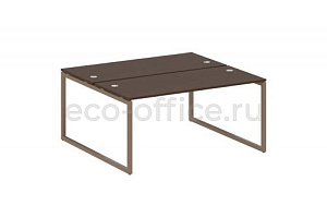 Рабочая станция METAL SYSTEM QUATTRO 4x4 40БО.РАС-СП-2.4 Венге Цаво / Мокко металл фото