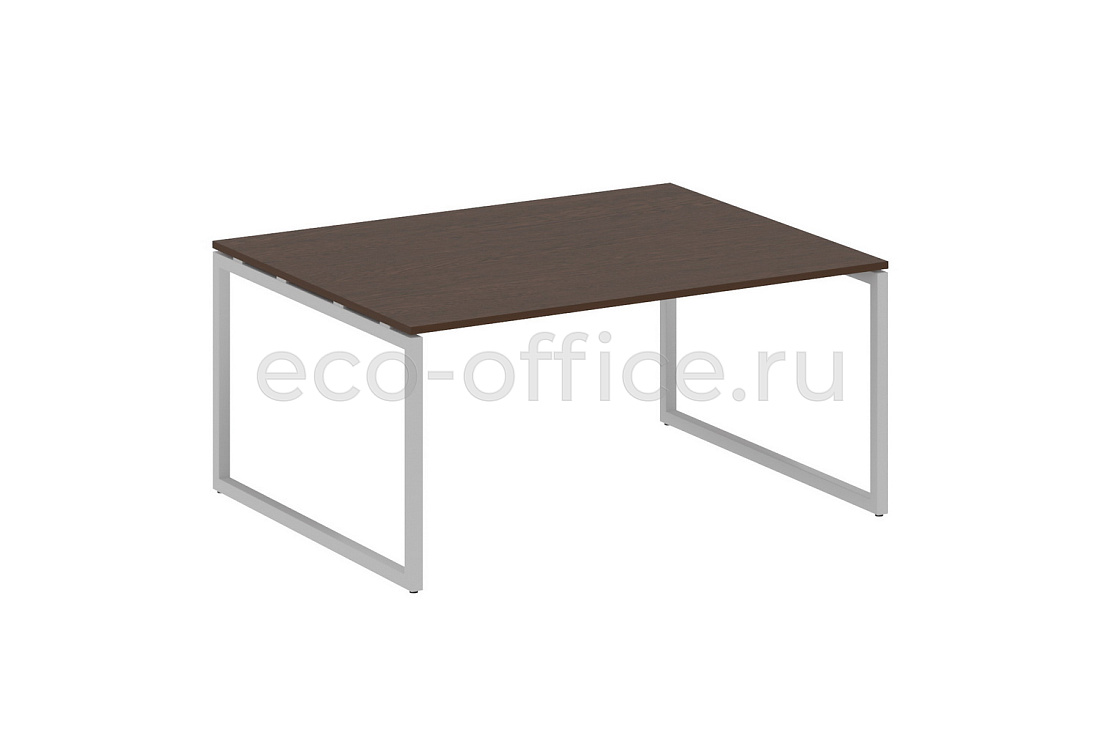 Стол переговорный (1 столешница) METAL SYSTEM QUATTRO 4x4 40БО.ПРГ-1.4 Венге Цаво / Серый металл  стоимость