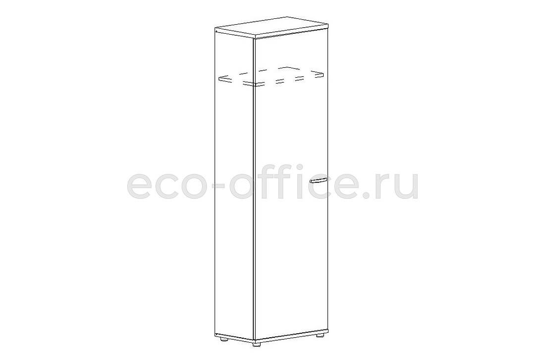 Шкаф для одежды узкий ALBERO А4 9308 Дуб Шамони  стоимость