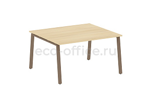 Стол переговорный (1 столешница) METAL SYSTEM STYLE БА.ПРГ-1.3 Акация Лорка / Мокко металл фото