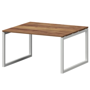 Стол переговорный на металлокаркасе Protech СМСП-О-12.123.Пр50 Таксония/Белый фото