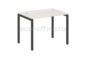 Стол письменный METAL SYSTEM QUATTRO 4x4 40БП.СП-1 Дуб Наварра / Антрацит металл фото