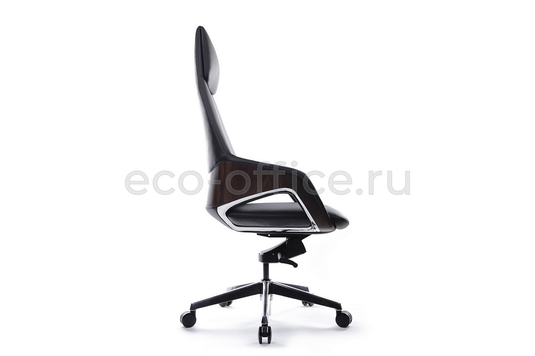 Кресло руководителя RV Design AURA FK005-A Чёрная кожа  стоимость
