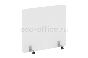 Перегородка на металлических опорах, на роликах R-LINE DP.R-140-120 Белый фото
