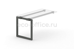 Металлокаркас на O-образной опоре 50x50 для наборного элемента 1000*720 Антрацит металл фото