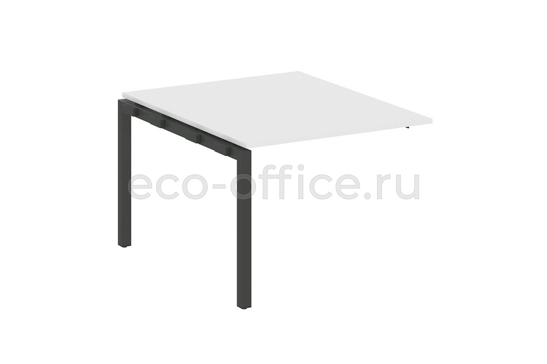 Проходной наборный элемент переговорного стола METAL SYSTEM QUATTRO 5x5 50БП.ППРГ-1 Белый / Антрацит металл  стоимость