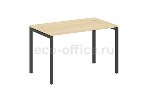 Стол письменный METAL SYSTEM QUATTRO 4x4 40БП.СП-2 Акация Лорка / Антрацит металл фото