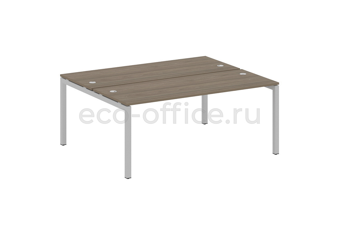 Рабочая станция METAL SYSTEM QUATTRO 5x5 50БП.РАС-СП-2.5 Вяз Благородный / Серый металл купить в Москве