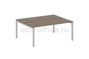 Рабочая станция METAL SYSTEM QUATTRO 5x5 50БП.РАС-СП-2.5 Вяз Благородный / Серый металл фото