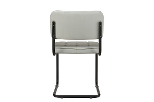 Конференц-кресло ECO-CHAIR COLOMBO Comfort CLM-05 Серый велюр / Черный металл фото