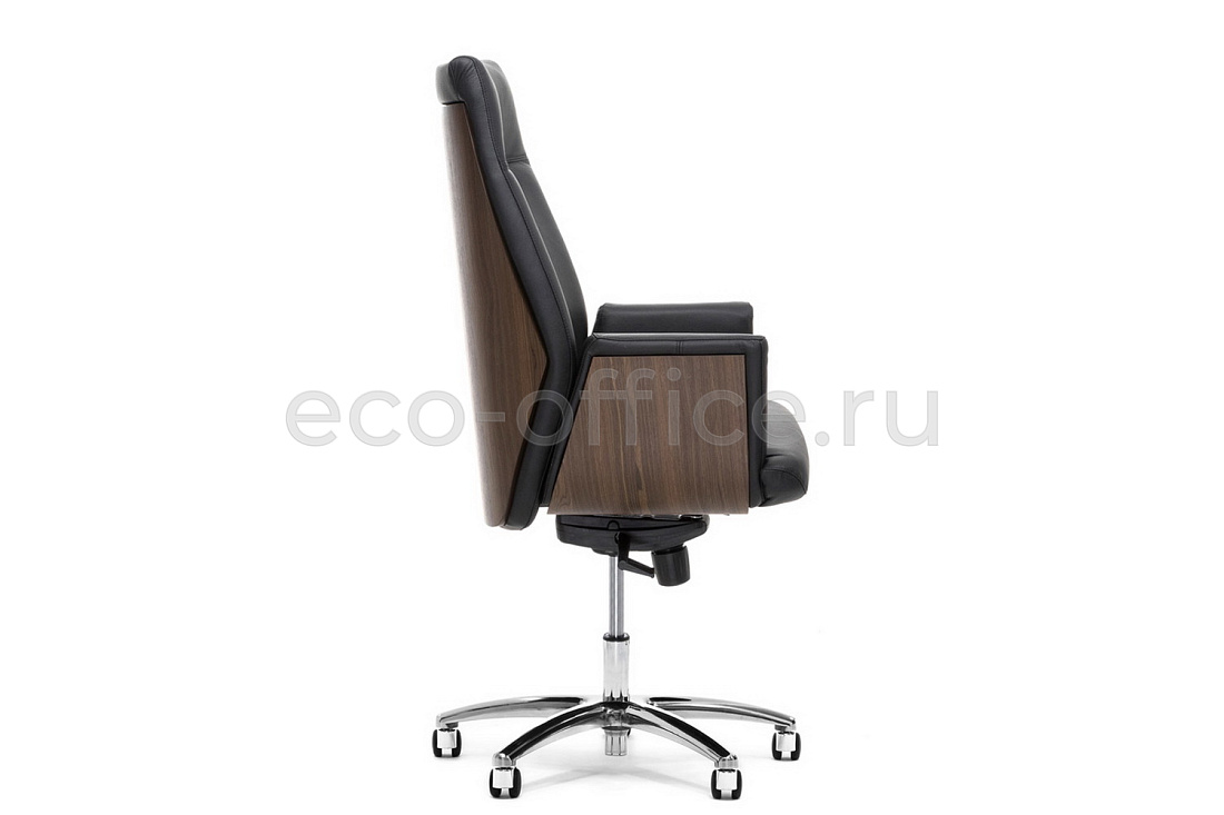 Кресло руководителя Profoffice ZEUS A Орех Чёрная кожа  стоимость