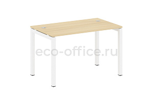 Стол письменный METAL SYSTEM QUATTRO 5x5 50БП.СП-2 Акация Лорка / Белый металл фото