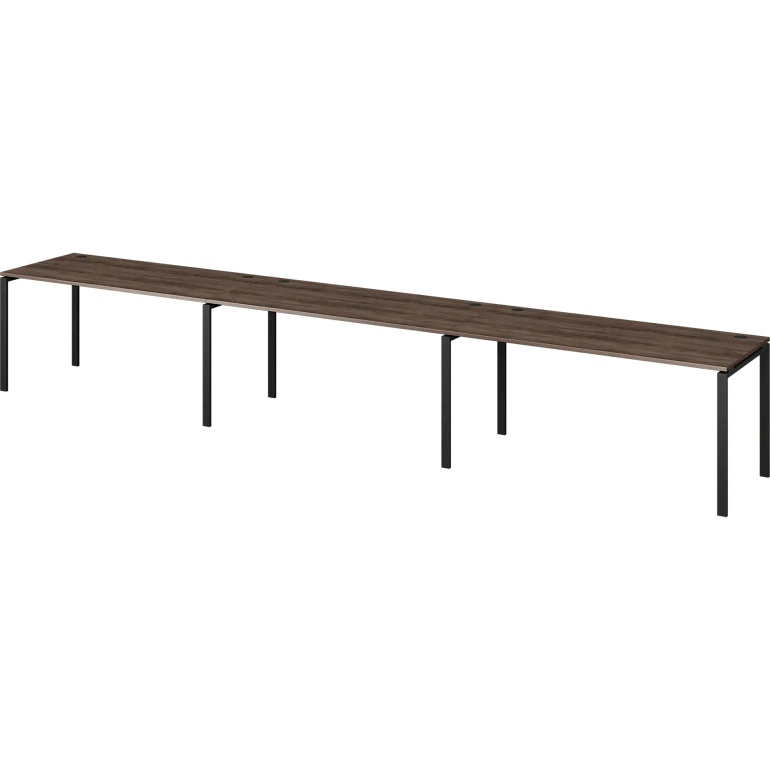 бенч линейный на 3 рабочих места protech амбл-005-3 лагос/антрацит фото