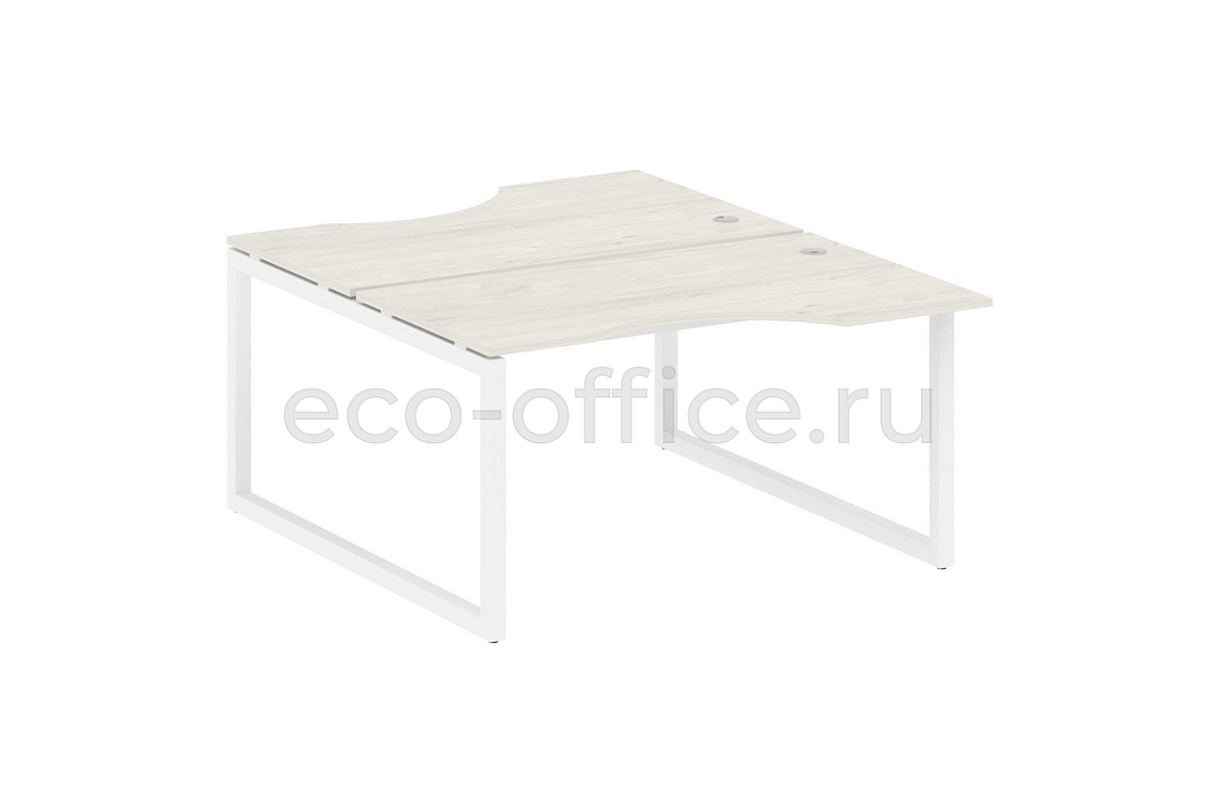 Рабочая станция криволинейная METAL SYSTEM QUATTRO 5x5 50БО.РАС-СА-2.2 Дуб Наварра / Белый металл  стоимость