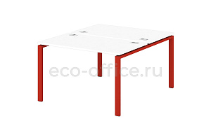 Стол-тандем на металлокаркасе 60*30 SENTIDA COLOR S-41 Земляника фото