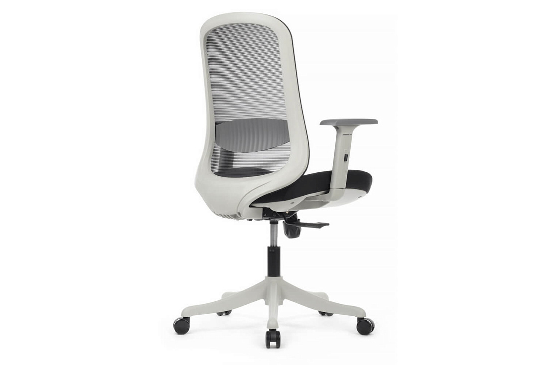 кресло rv chair scott bh2358s чёрная сетка / чёрная ткань фото