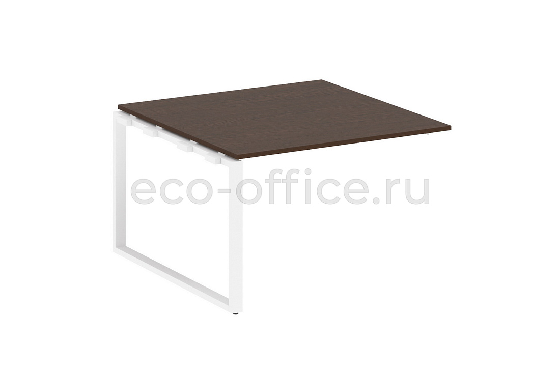 Проходной наборный элемент переговорного стола METAL SYSTEM STYLE БО.ППРГ-2 Венге Цаво / Белый металл  стоимость