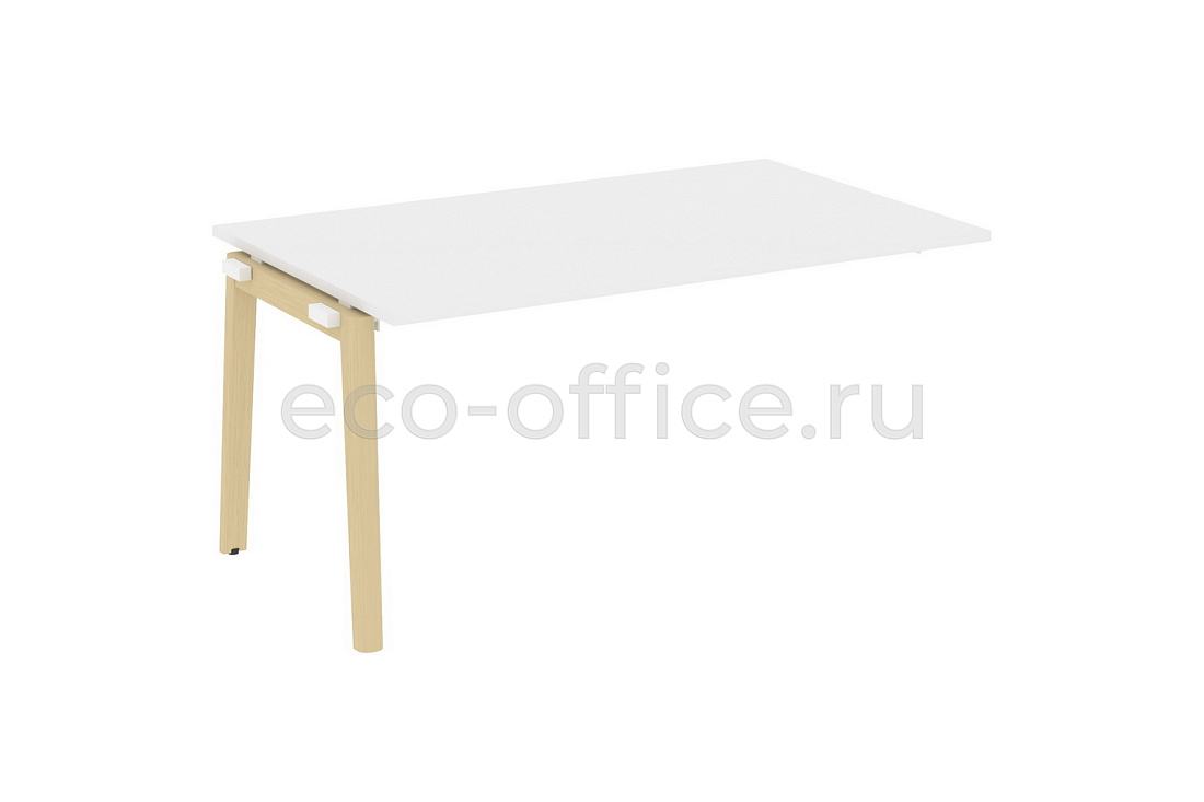 Проходной наборный элемент переговорного стола ONIX WOOD OW.NPRG-4 Белый Бриллиант / Дуб Светлый  стоимость