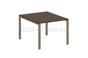 Стол переговорный (1 столешница) METAL SYSTEM STYLE БП.ПРГ-1.1 Венге Цаво / Мокко металл фото