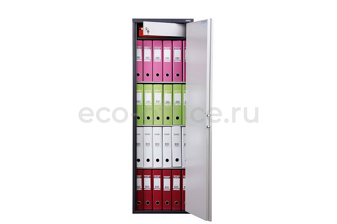 Шкаф бухгалтерский AIKO SL-150T EL Графит (RAL 7024) / Светло-серый (RAL 7038)  стоимость