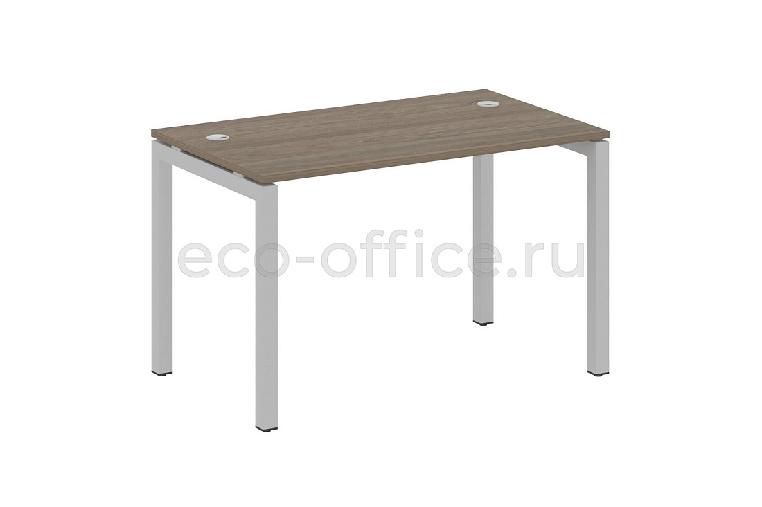 Стол письменный METAL SYSTEM QUATTRO 5x5 50БП.СП-2 Вяз Благородный / Серый металл купить в Москве