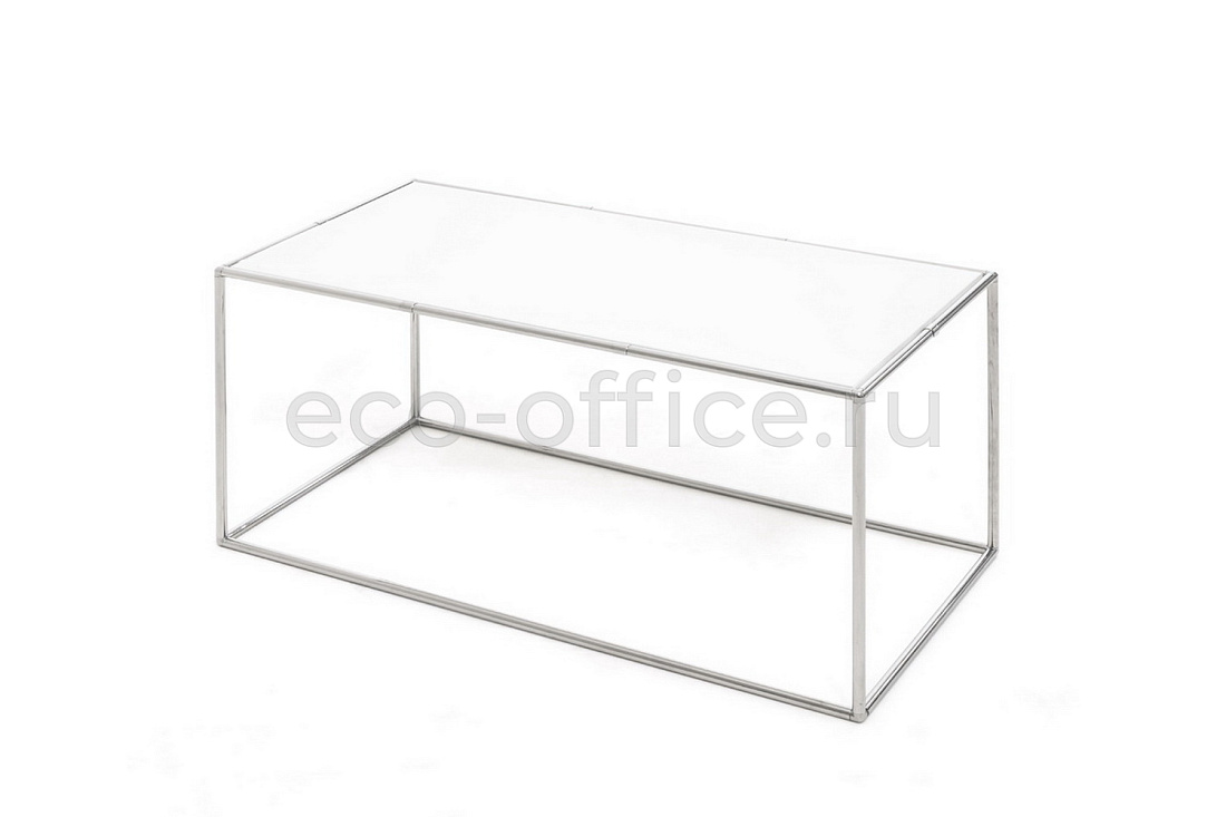 Стол кофейный FESTA 80*40 white chrome Белый Fenix / Хром металл  стоимость