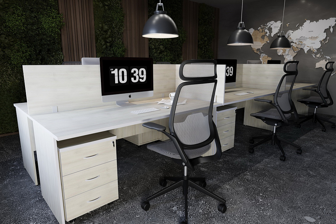 мебель для персонала swift дуб шамони светлый фото