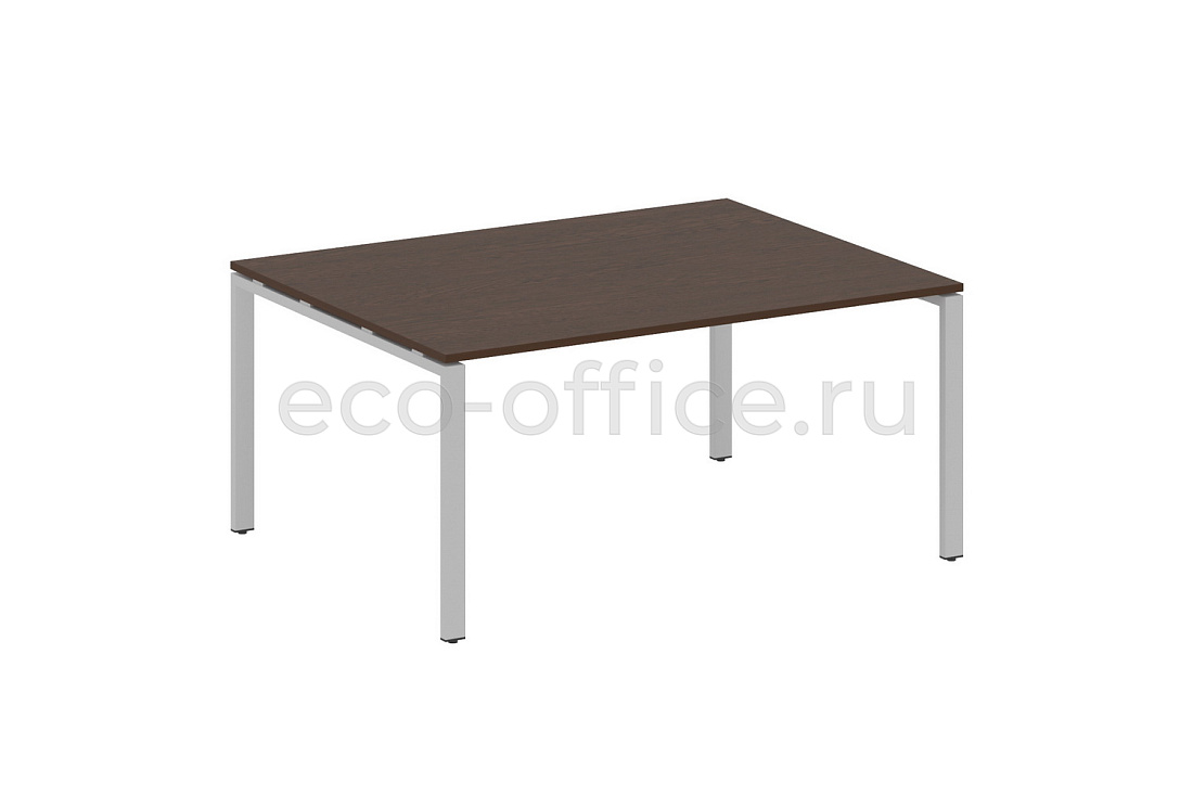 Стол переговорный (1 столешница) METAL SYSTEM STYLE БП.ПРГ-1.4 Венге Цаво / Серый металл  стоимость