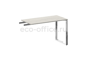 Брифинг-приставка METAL SYSTEM DIRECT БО.ПР-4 Дуб Наварра / Нержавеющая сталь фото