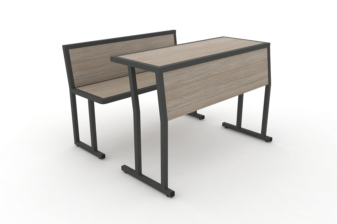 Комплект для первого ряда DESK DKN-1100SPL Дуб Аттик / Антрацит Металл  стоимость