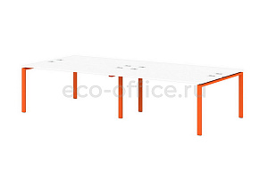 Бенч-система на металлокаркасе 60*30 SENTIDA COLOR S-143 Апельсин фото